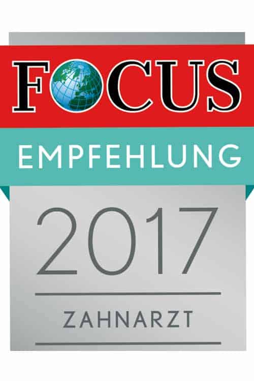 KU64 Berlin, Empfehlung Zahnarzt FOCUS 2017