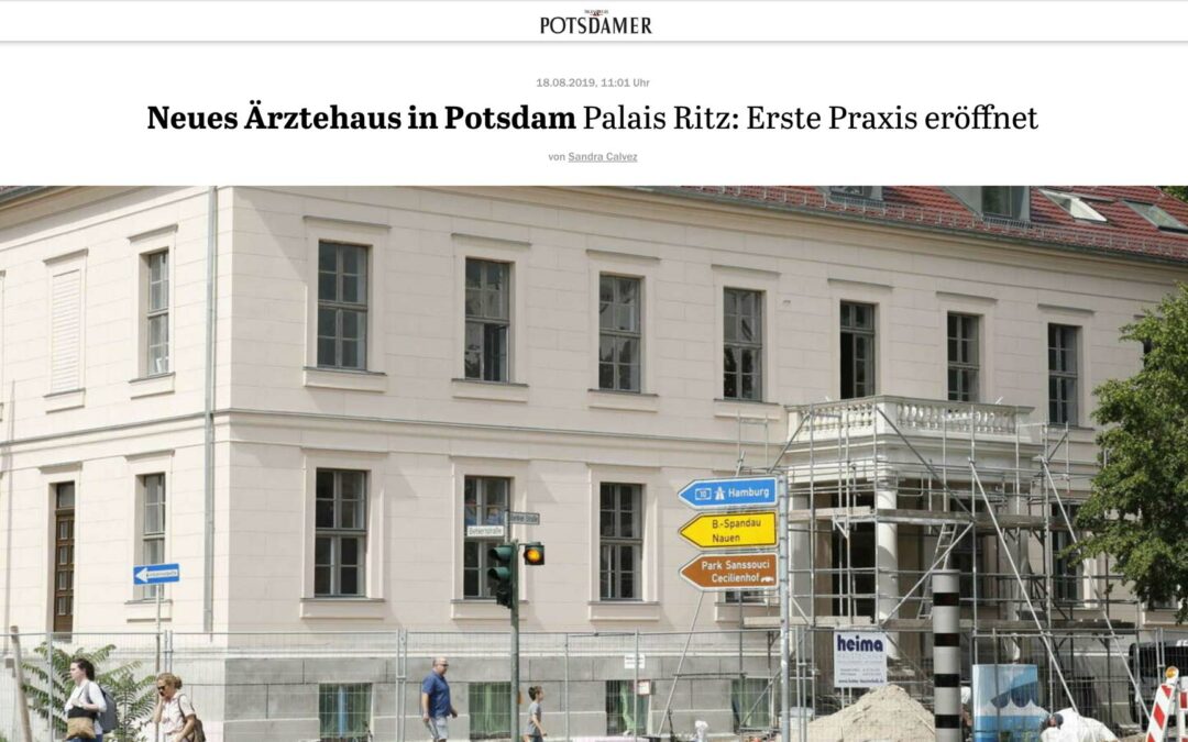 Eröffnung Ärztehaus Palais Ritz in Potsdam - KU64 die Zahnspezialisten